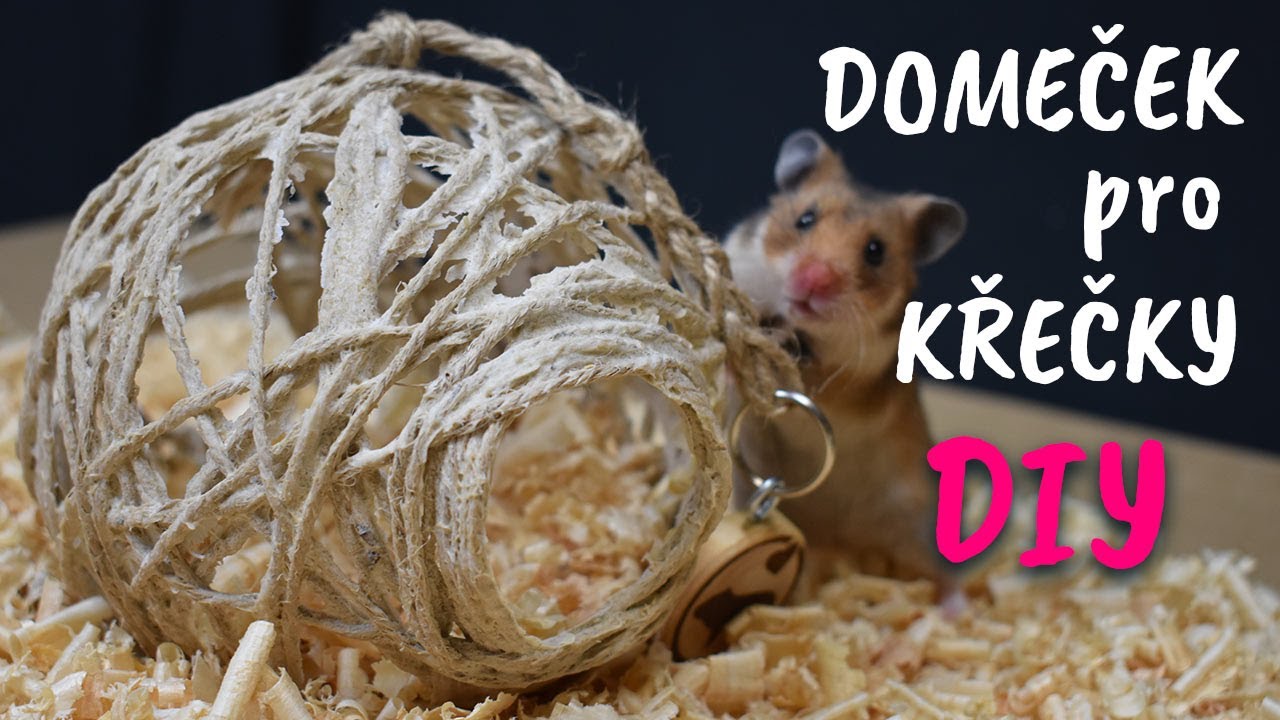 Jednoduchý domeček/úkryt pro křečky [DIY]