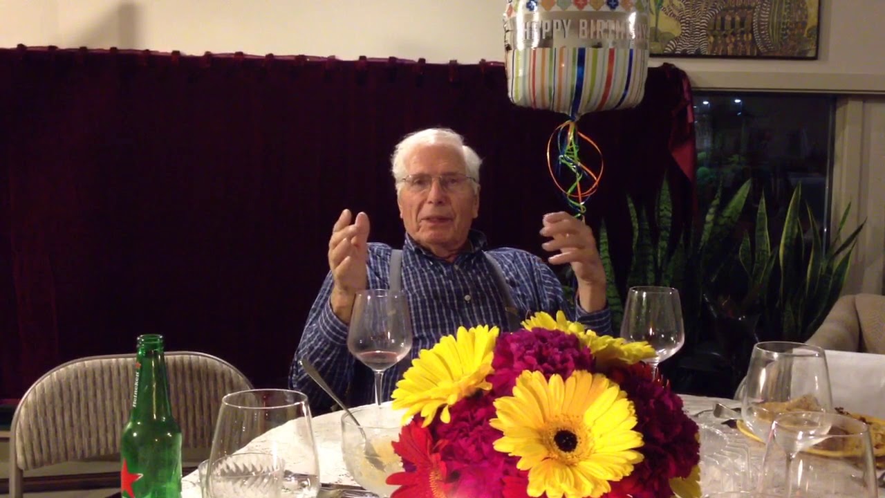 Dad talking about his time aboard the USS Maryland during WWII