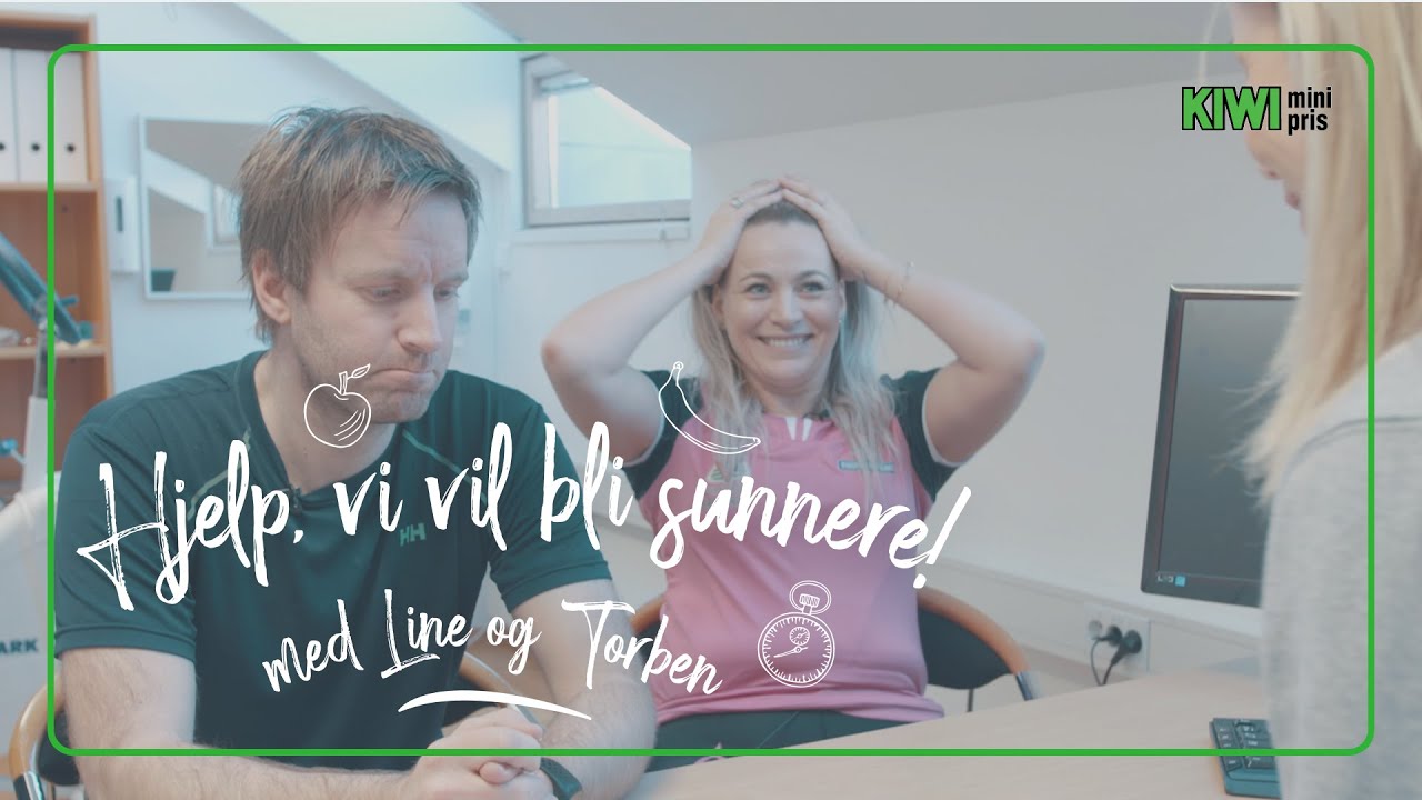 Line & Torben får beregnet sin fysiologiske alder - Hjelp, vi vil bli sunnere!
