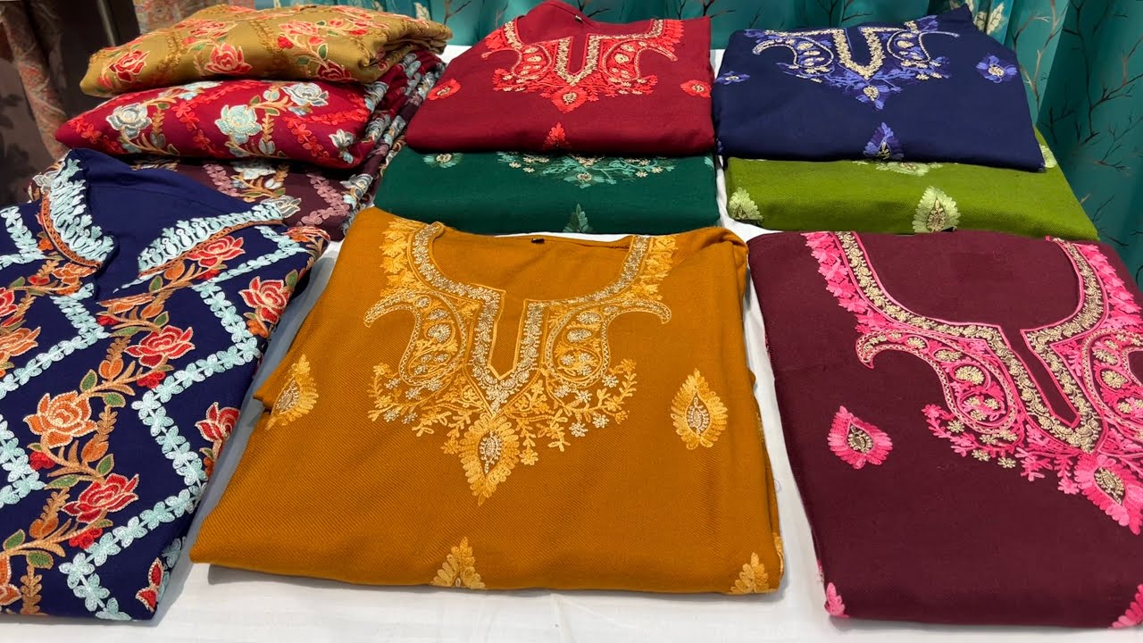 03-Jan-26 | Winter Co-ord sets | Embroidery Kurti Plazo | WhatsApp: +91-7051012285