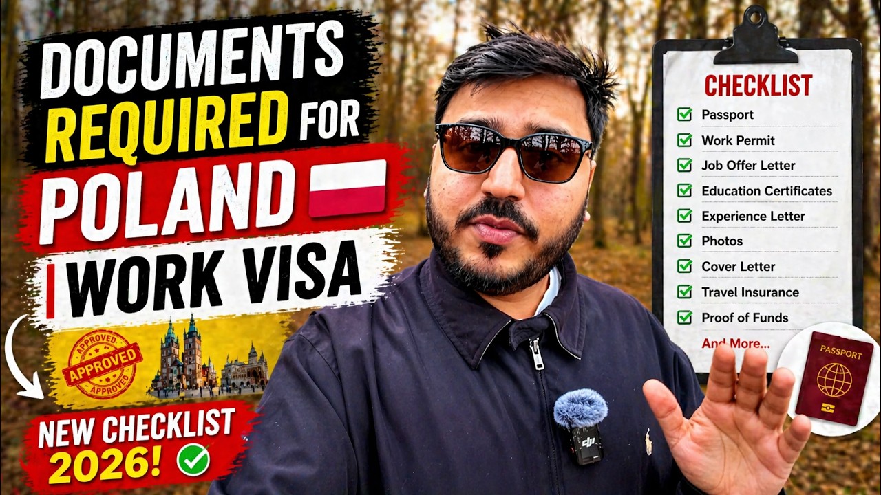 Documents Required For Poland Work Visa| New CHECKLIST 2026| Poland Jobs & Indians in Poland