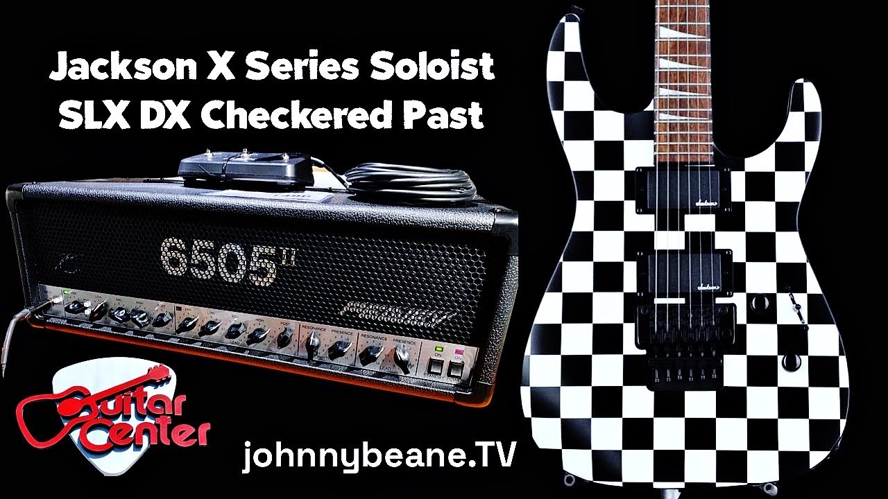 Jackson X Series Soloist SLX DX Guitar - Checkered Past Guitar Center LIVE! 12/6/23