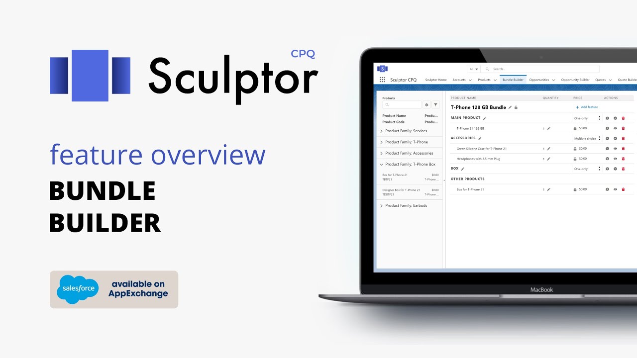 Sculptor CPQ: Bundle Builder (Features Overview #2)