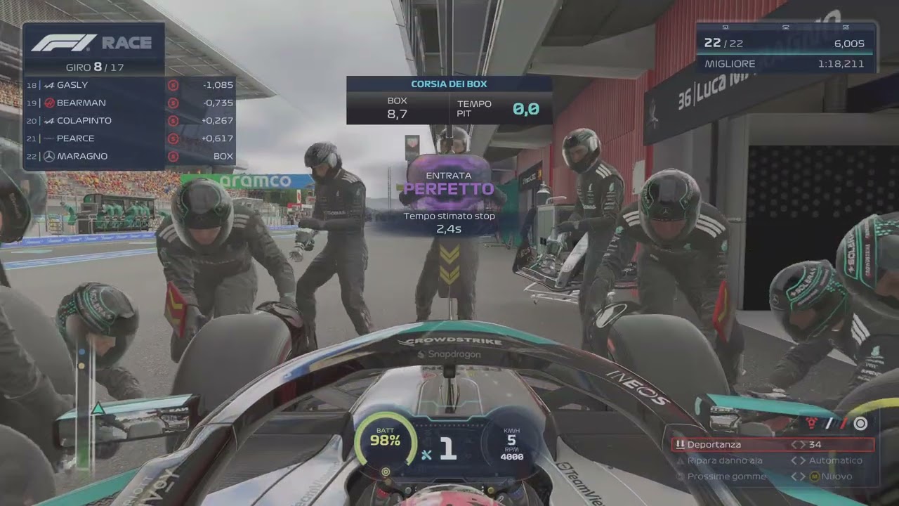 F1 25Luca Maragno mercedes Amg5