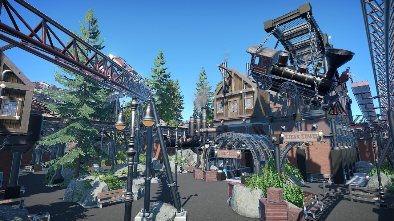 Rustica (Complete 20 x 20 grid mini park) - Planet Coaster