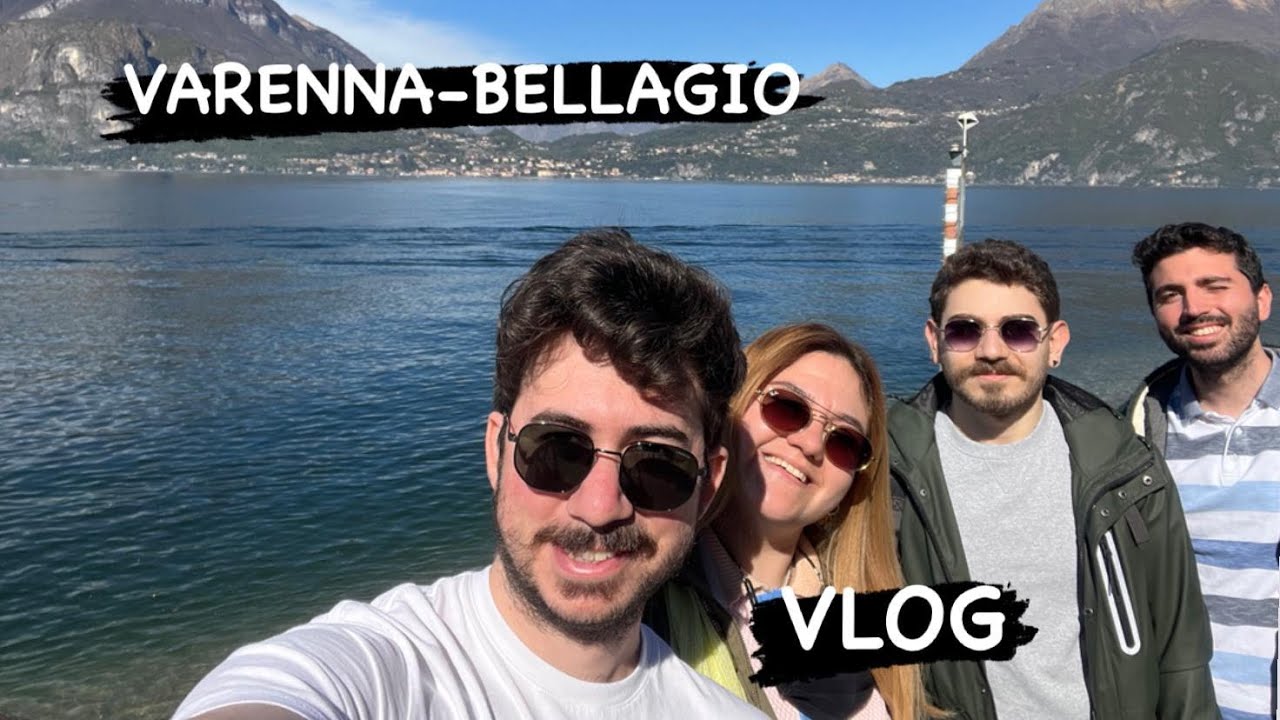COMO GÖLÜ'NDE 1 GÜN | VARENNA-BELLAGIO | VLOG
