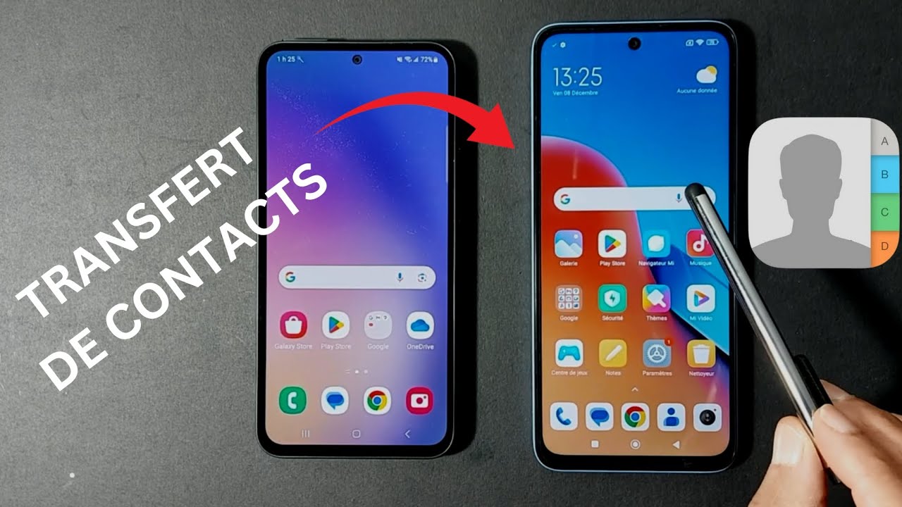 Comment transférer les contacts d'un téléphone à un autre sur Android