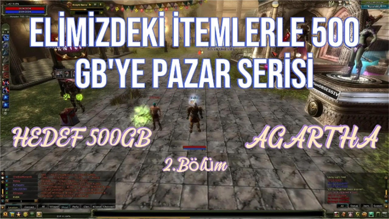 Knight Online | 500 GB’ye Pazar Serisi | Bölüm 2 (Agartha)