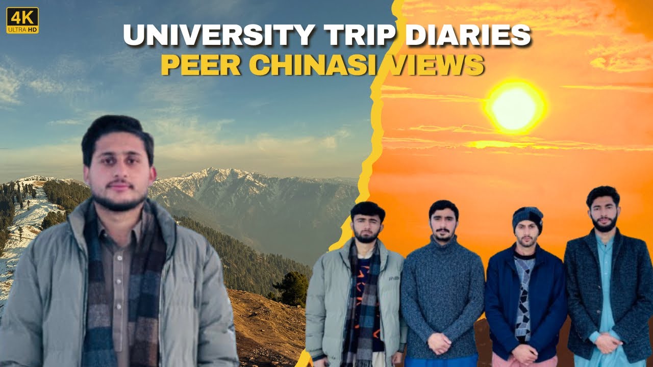 University Friends Trip to Peer Chinasi | Adventure Snowfall, Sunset & Crazy Fun | Muzaffarabad 2026