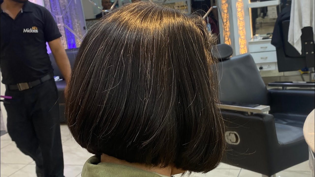 How to do Straight Bob Haircut with layers 