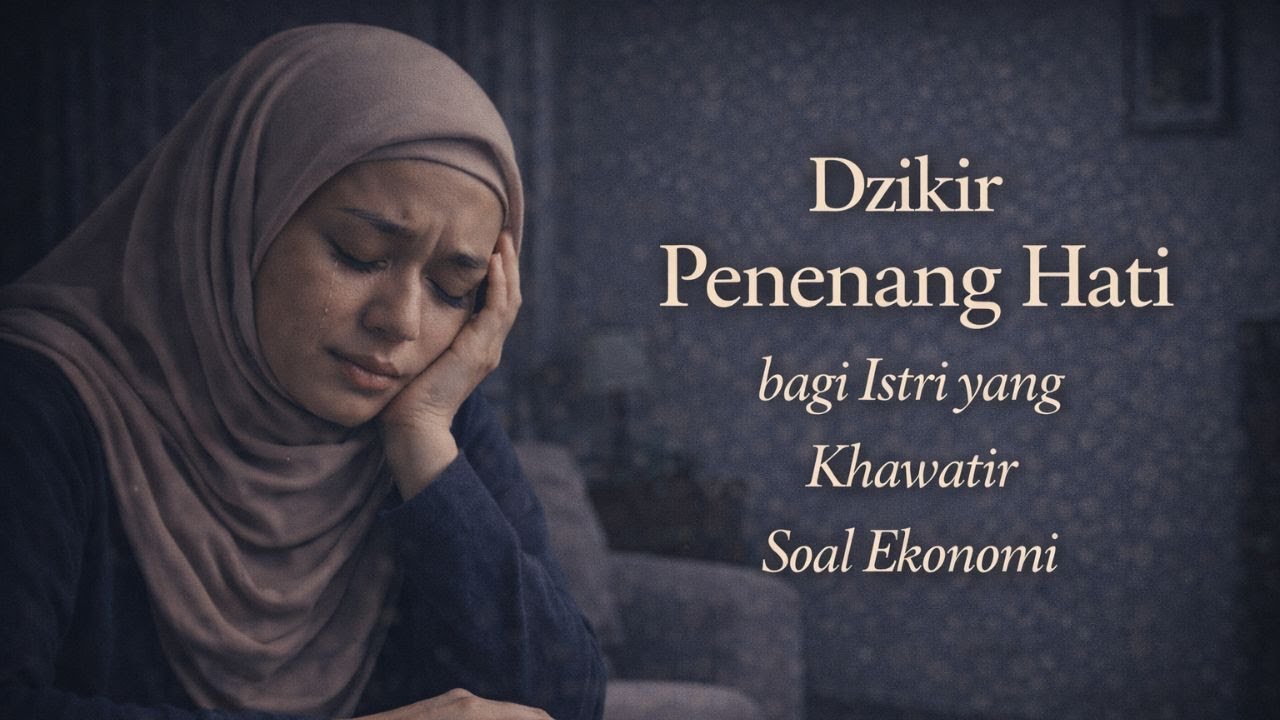 Solusi Berkah. Dzikir Penenang Hati bagi Istri yang Khawatir Soal Ekonomi. Zikir  Penenang Hati.