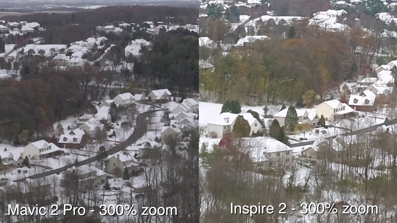 Mavic 2 Pro vs Inspire 2 image comparison