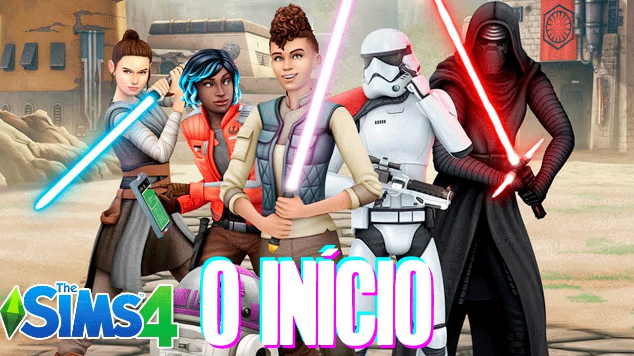 The Sims 4 Star Wars - Jornada Para Batuu - O Início (Gameplay PT-BR Português)
