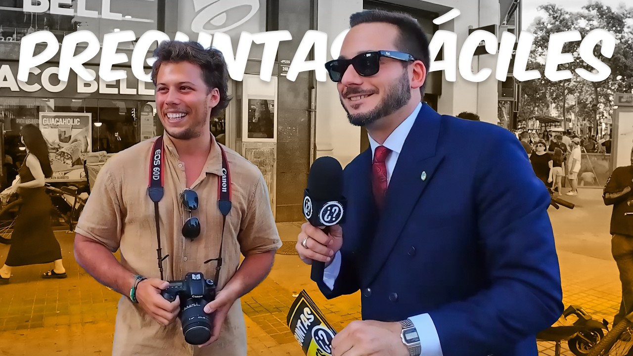 PREGUNTAS FÁCILES edición ESPECIAL en ESPAÑA #tomimunaretto #preguntasfáciles