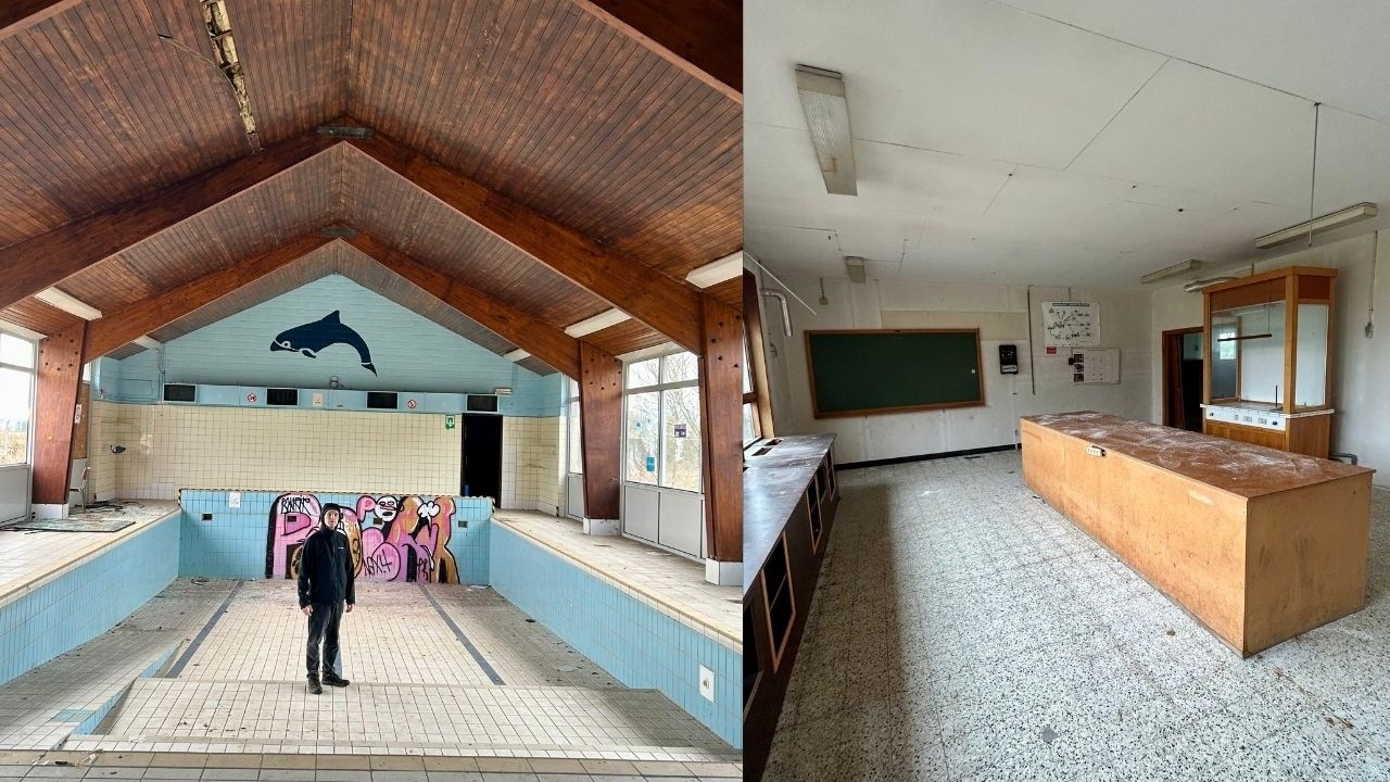 We Found An Abandoned School With Indoor Swimming Pool