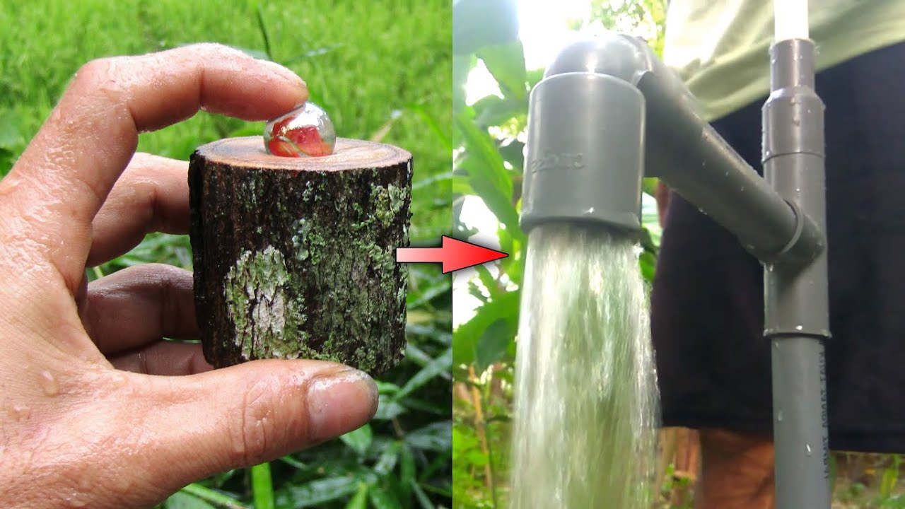 Простой водяной насос, который не требует электричества