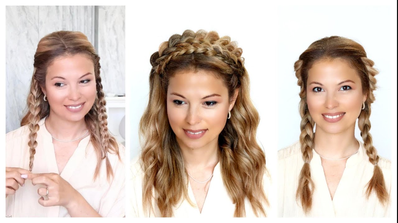 Keep you hair away from your face this summer with EASY this braided ideas 
