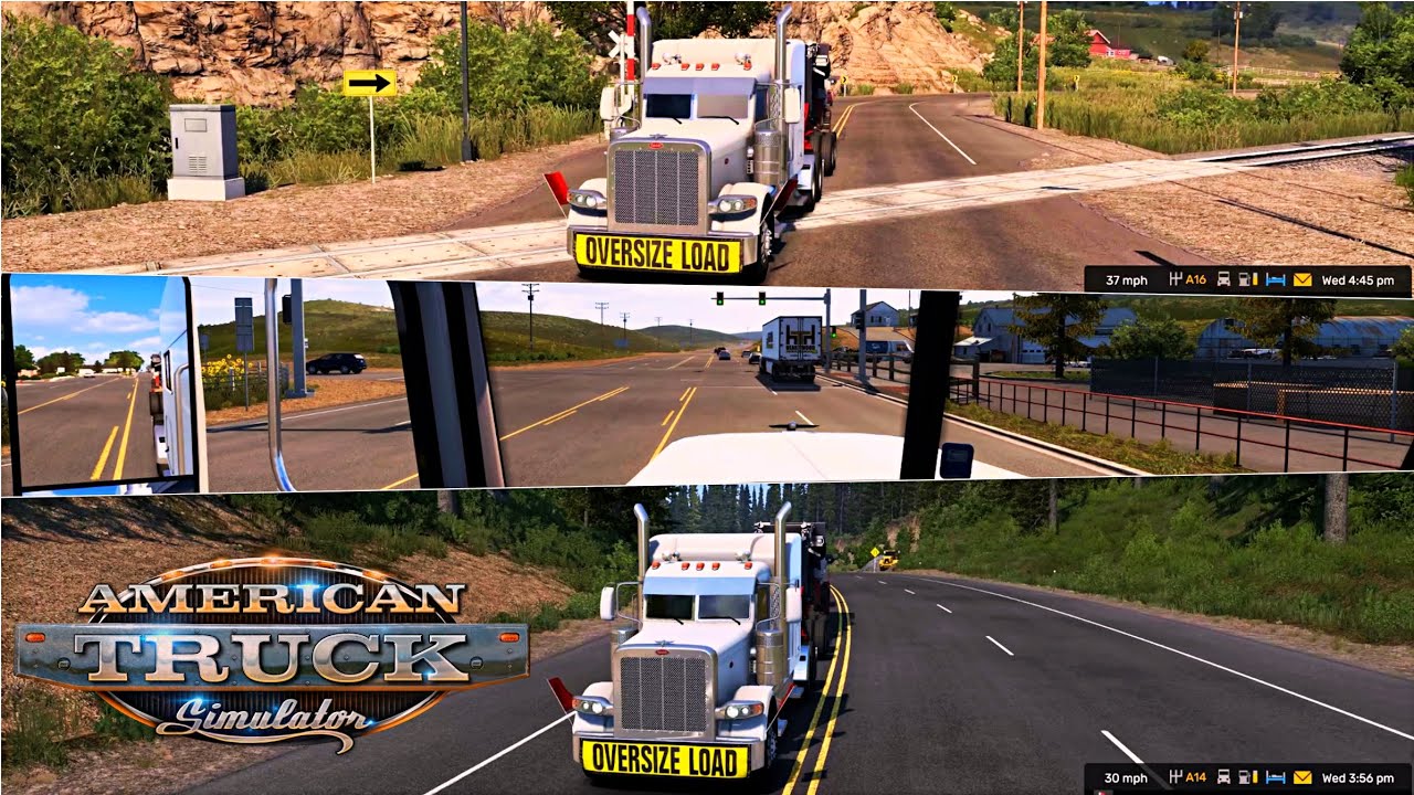 RTX5070 OverSize Load 🔴 American Truck Simulator  🔴 Update 1.57 Gameplay 2025