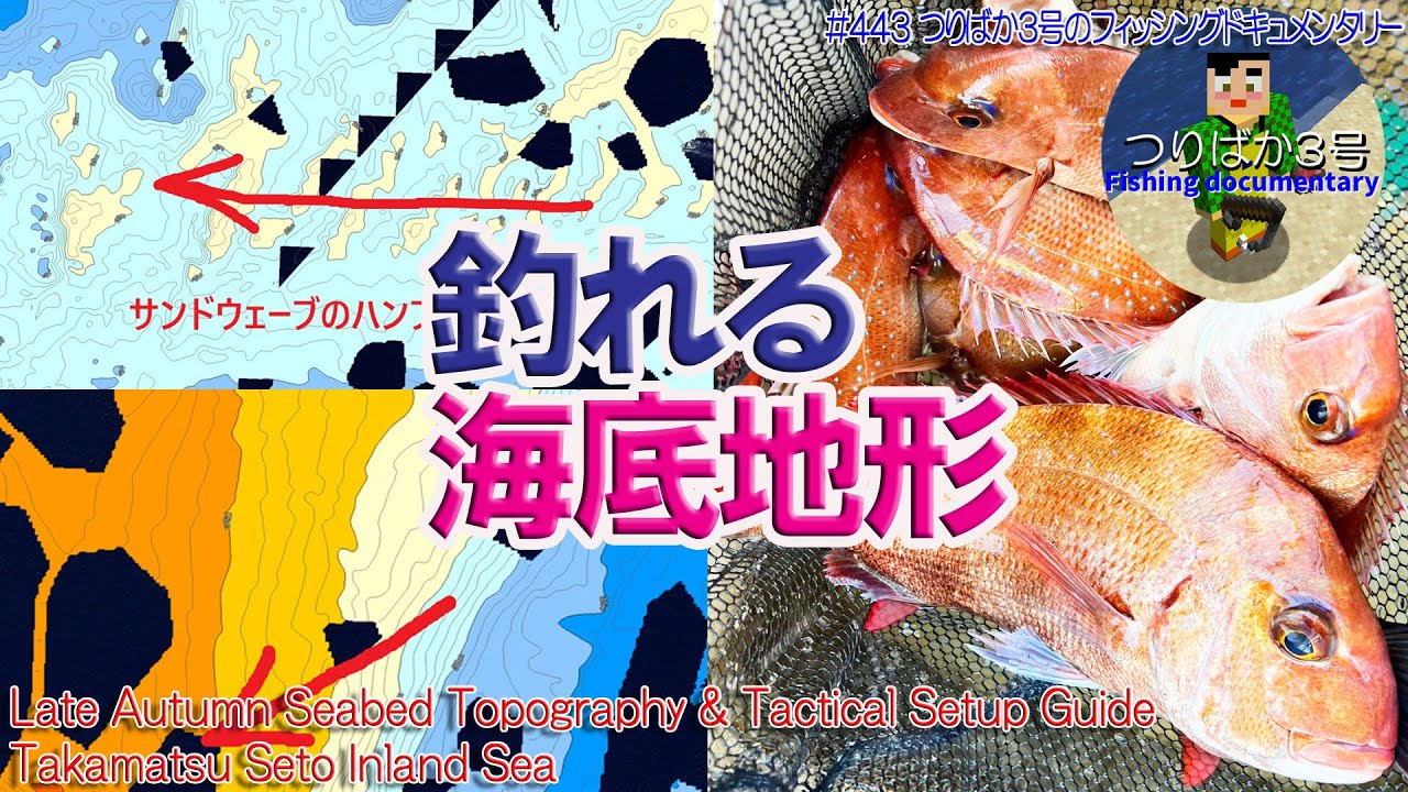 #443【高松沖タイラバ】海底地形でわかる釣れるタイラバパターン