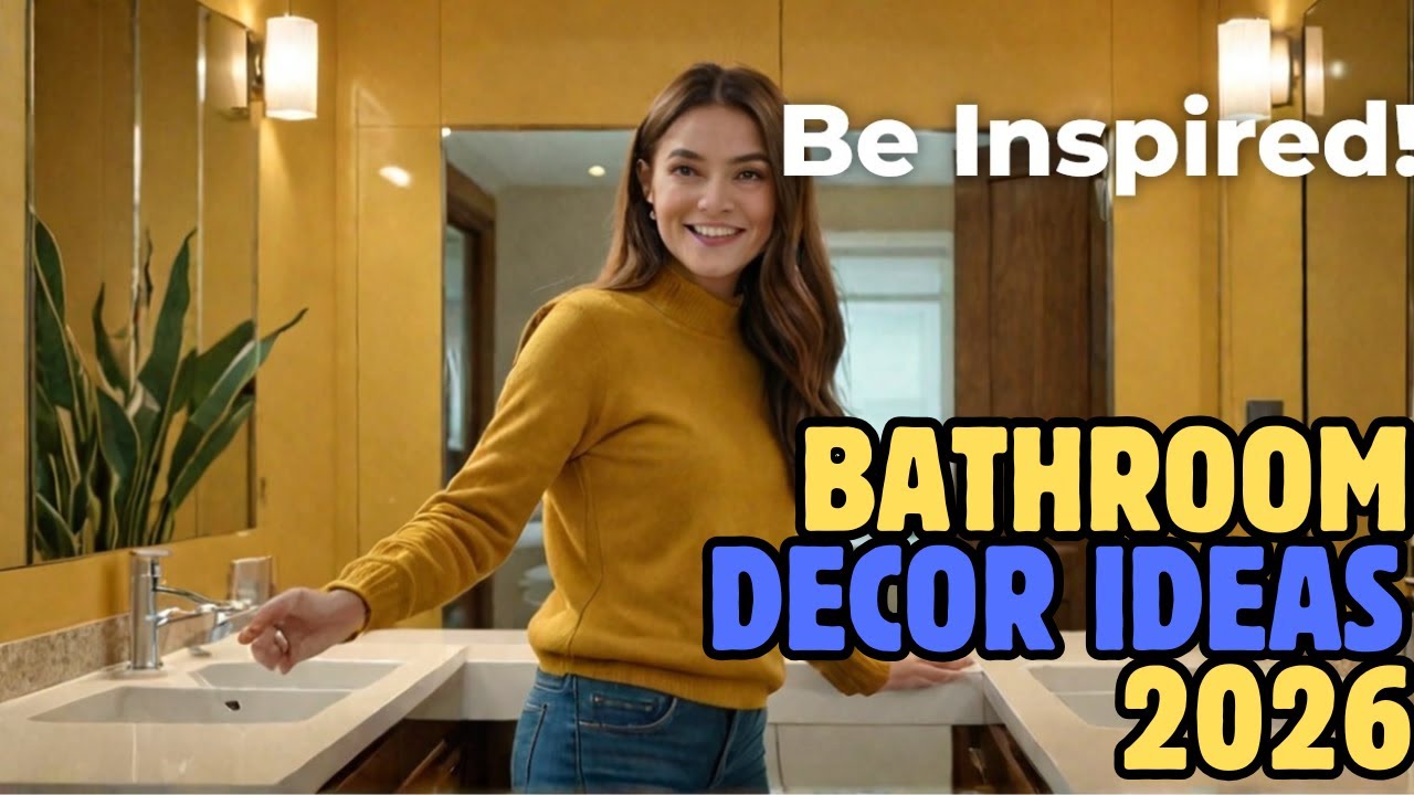 Top Modern Bathroom Decorating Ideas 2026 | Modern Luxury Bathroom Design Trends You’ll Love!