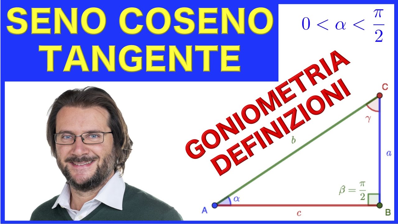 Definizione di seno coseno e tangente