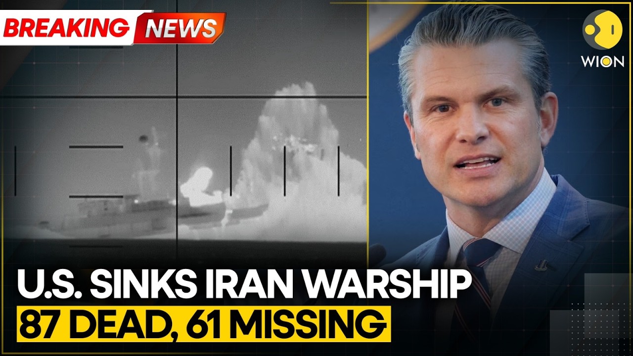 US-Iran War: US Submarine Sinks Iranian Warship Near Sri Lanka; 87 Dead, 61 Missing | WION