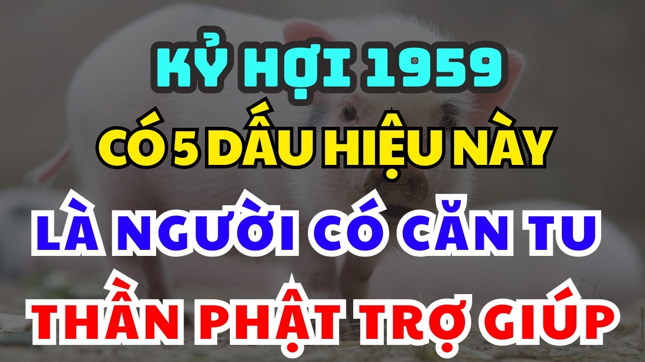 ĐỨC PHẬT TIẾT LỘ: Kỷ Hợi 1959 CÓ CĂN TU THƯỜNG CÓ 5 DẤU HIỆU, BIẾT SỚM GIÁC NGỘ