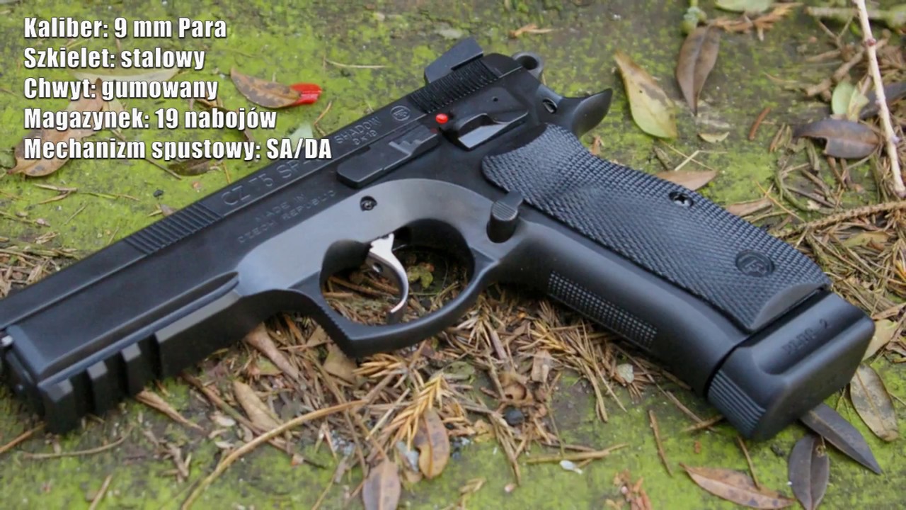 Pistolet CZ Sp-01 Shadow - kr&oacute;tka recenzja
