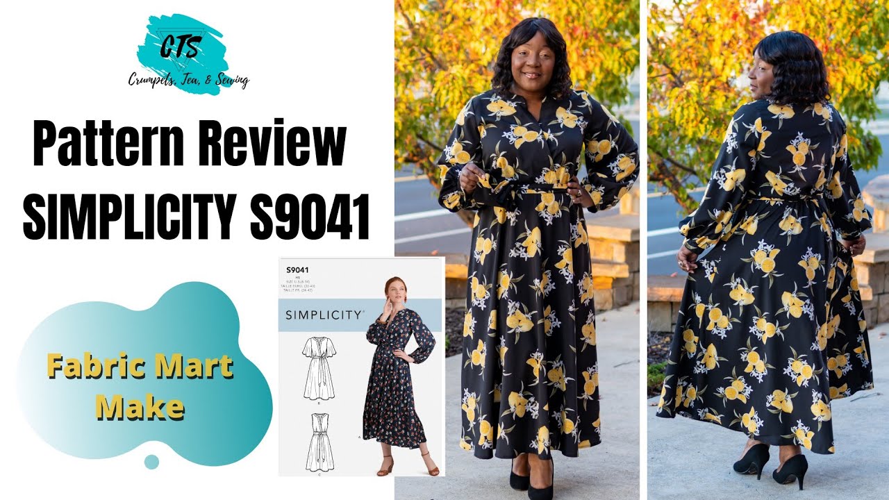 Simplicity S9041 Pattern Review | What I made for Fabric Mart Blog Post