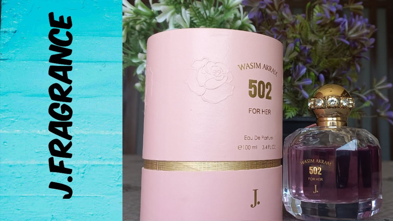Wasim Akram 502 For her perfume ||J.fragrance #jfragrances#wasimakram502forher