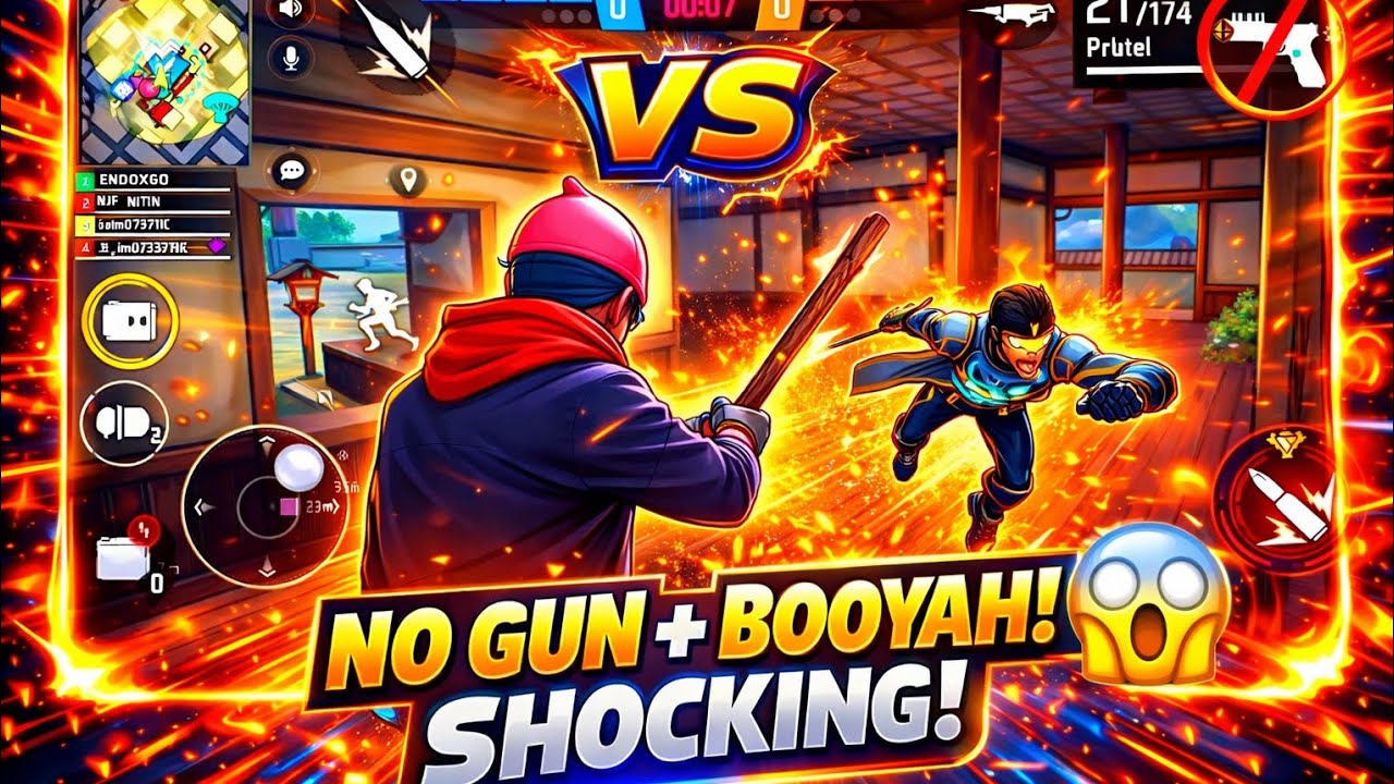 Unbelievable! CS Ranked BOOYAH Using Only a Stick 🔥 #ffvideo #garenafreefire #explore 
