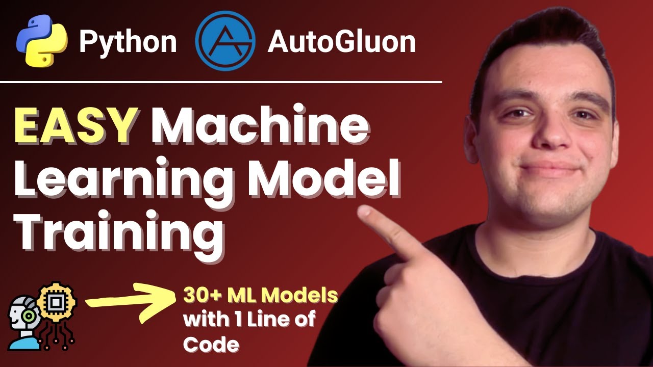 Train Machine Learning Models with 1 Line of Python Code using AutoGluon! (Step-by-Step Tutorial)