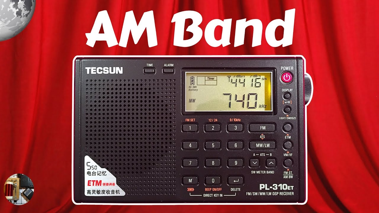 Tecsun PL-310ET Shortwave Radio Evening AM Chicago Area