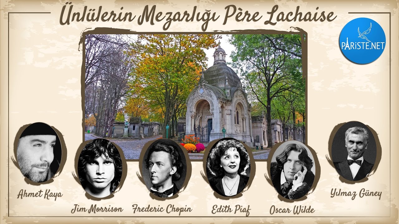 Paris'te Ünlülerin Mezarlığı: Père Lachaise
