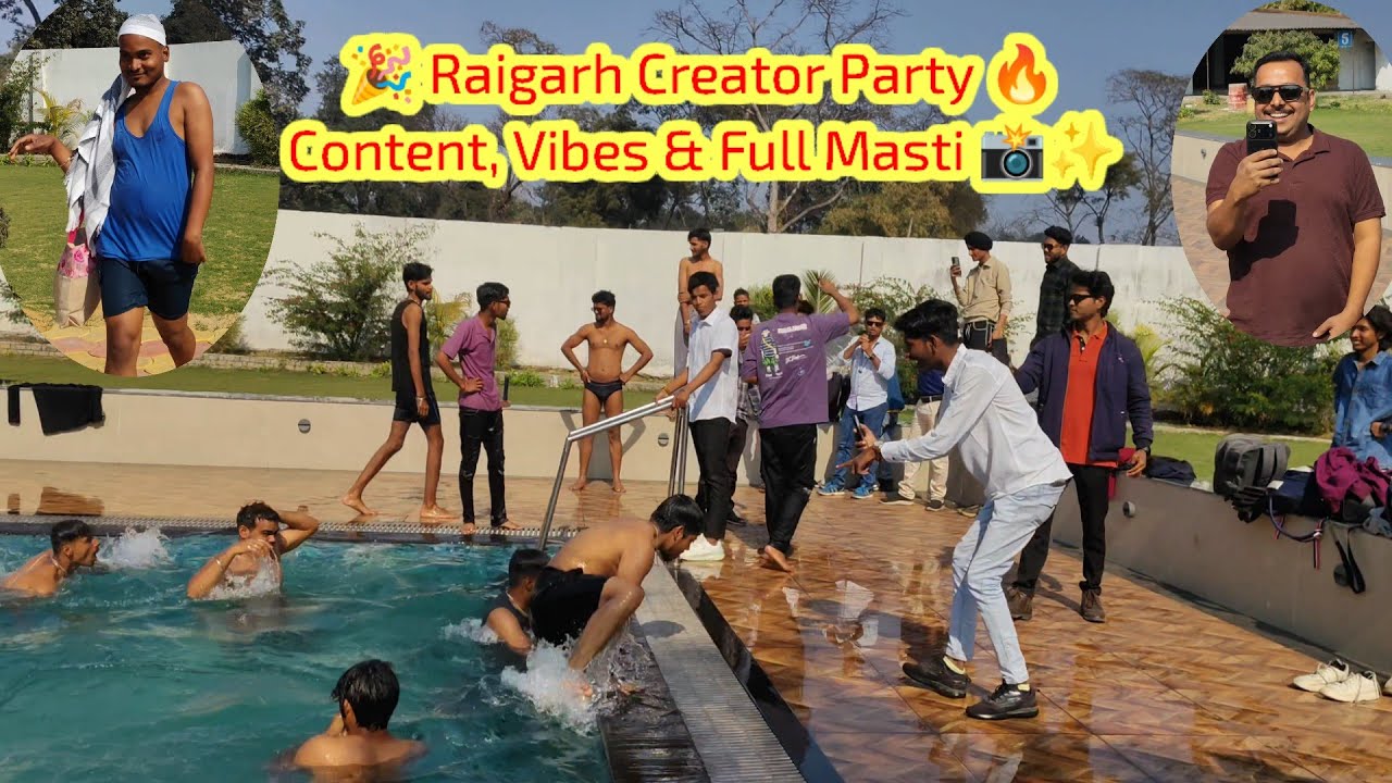 🎉 Raigarh Creator Party 🔥 | Content, Vibes & Full Masti 📸✨