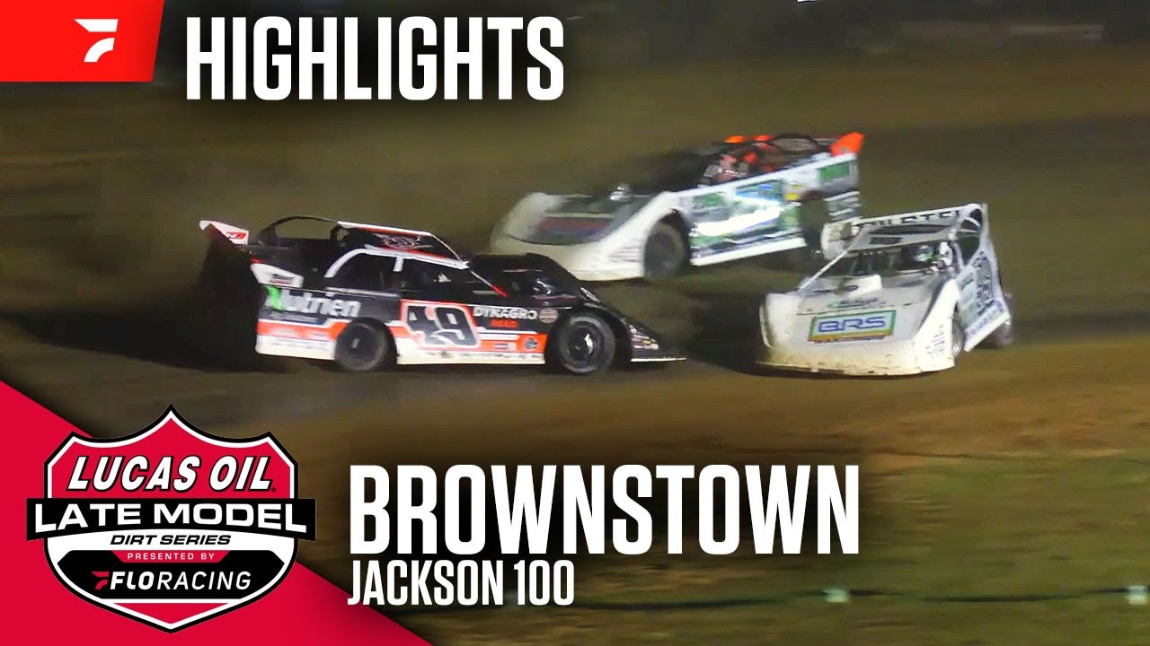 Jackson 100 | Lucas Oil Late Model Dirt Series at Brownstown Speedway 9/27/25 | Highlights