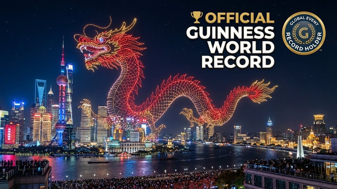 Official Guinness World Record: 85,000 Drones in Paris – HISTORY MADE! (2026)