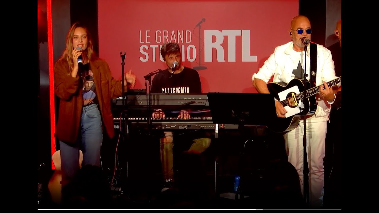 Pascal Obispo & Alexia Gredy - Les longueurs (Live) - Le Grand Studio RTL