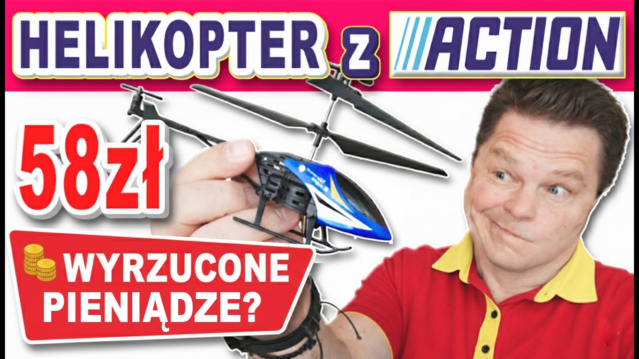Helikopter RC z Action za 58 zł! 🚁 Test i SZCZERA OPINIA… 😞 ROZCZAROWANIE?