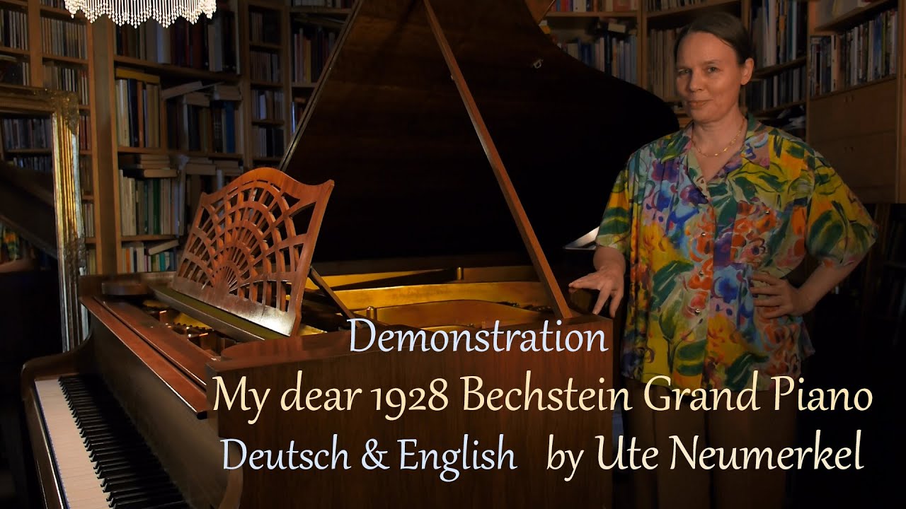 Mein schöner alter Bechstein-Flügel, Klang & Anschlag, Demonstration, My Old Bechstein Grand ENGLISH