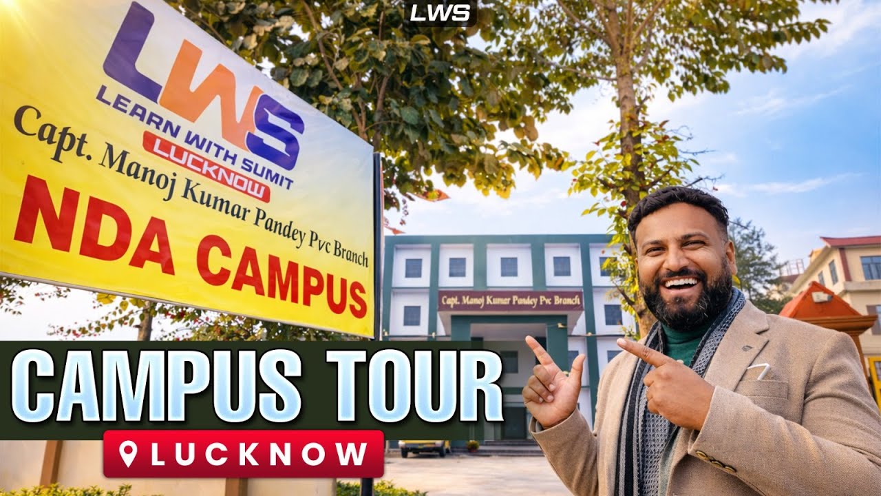 LWS LUCKNOW Campus Tour | Best NDA Coaching & Boarding School for 9th-12th | Admission Open 2026