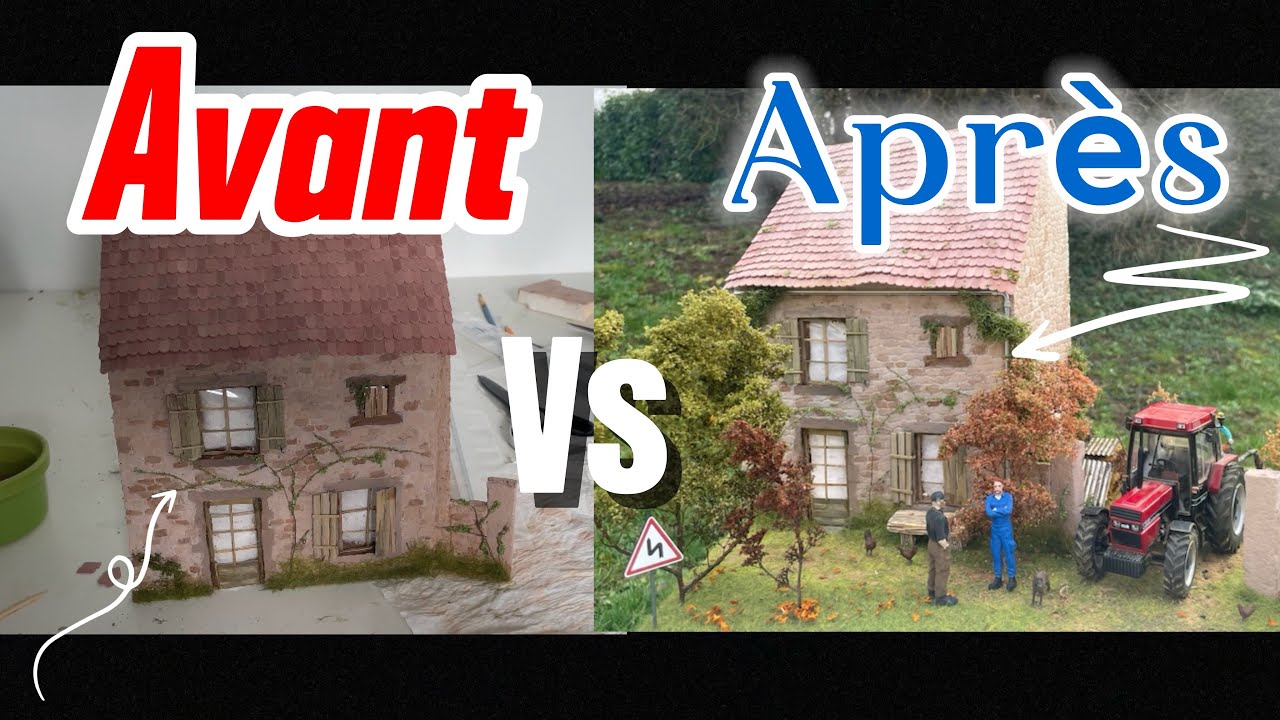 Création D’une Maison Diorama Agricole 1/32 ! 