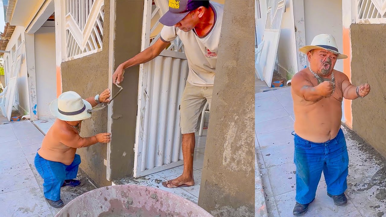PEDREIRO ERRA MÃO E JOGA MASSA DE CIMENTO EM PILILIU 🤣 | PILILIU DA RESENHA