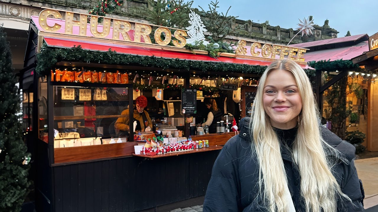 Visiting Edinburgh Scotland for the first time 🏴󠁧󠁢󠁳󠁣󠁴󠁿 Best Christmas markets & first impressions!