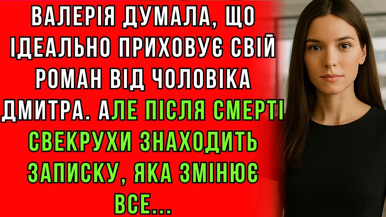 Свекруха залишила записку про зраду невістки. Але помста вийшла не такою, як планувала...