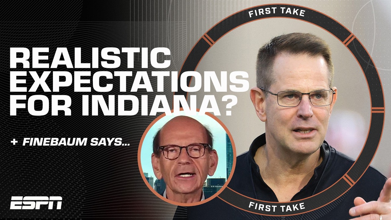 'INDIANA IS NOT GOING TO WIN THE TITLE!' 🚫🏆 Finebaum sounds off on Shae Cornette 🗣️ | First Take