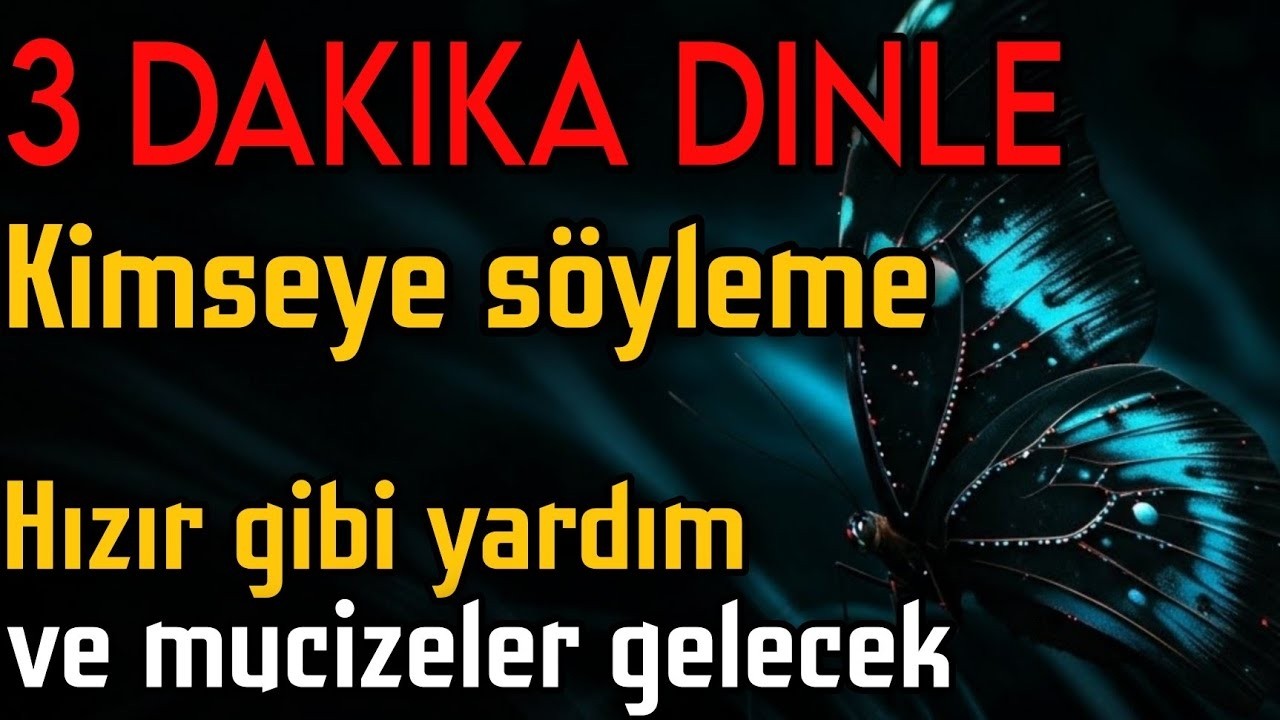Henüz çok kişi bilmiyor!Hızır gibi gelen bir yardım duası;sadece 3 dakika dinle ve Amin de inşallah