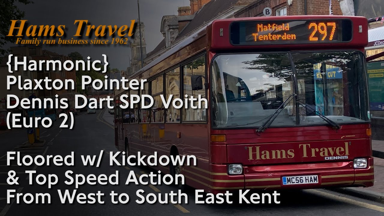 {Harmonic} Dennis Dart SPD Voith gets Floored w/ Kickdown & Top Speed Action from West to SE Kent