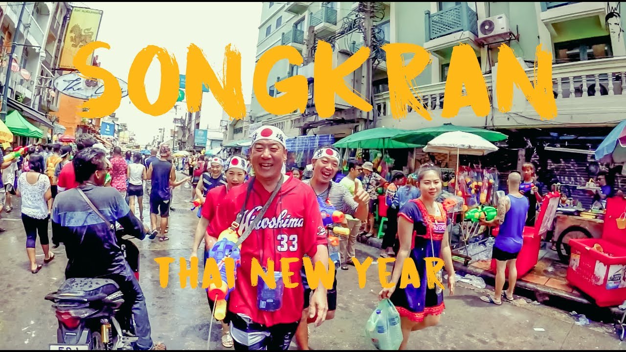 SONGKRAN FESTIVAL IN BANGKOK THAILAND - BIGGEST WATER FIGHT IN THE WORLD!  💦