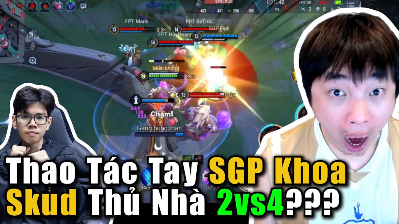 Thao Tác Tay SGP Khoa: Skud Thủ Nhà 2vs4 - Tối Ưu Di Chuyển Thế Nào?? | BLV Thanh Tùng